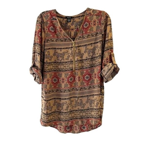 Rue 21 elephant blouse - Picture 1 of 5